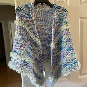 Handcrafted crochet shawl